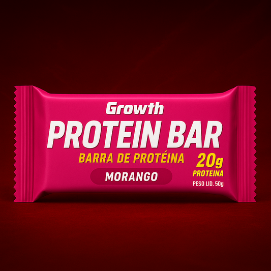 Growth Protein Barra Morango x10 Unidades